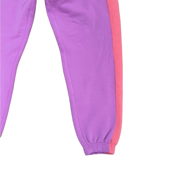 ⚡️SOLD⚡️UGG Jayleen Color Blocked Sweatpant Purple Brushed Fleece Cotton Pant - Picture 13 of 14